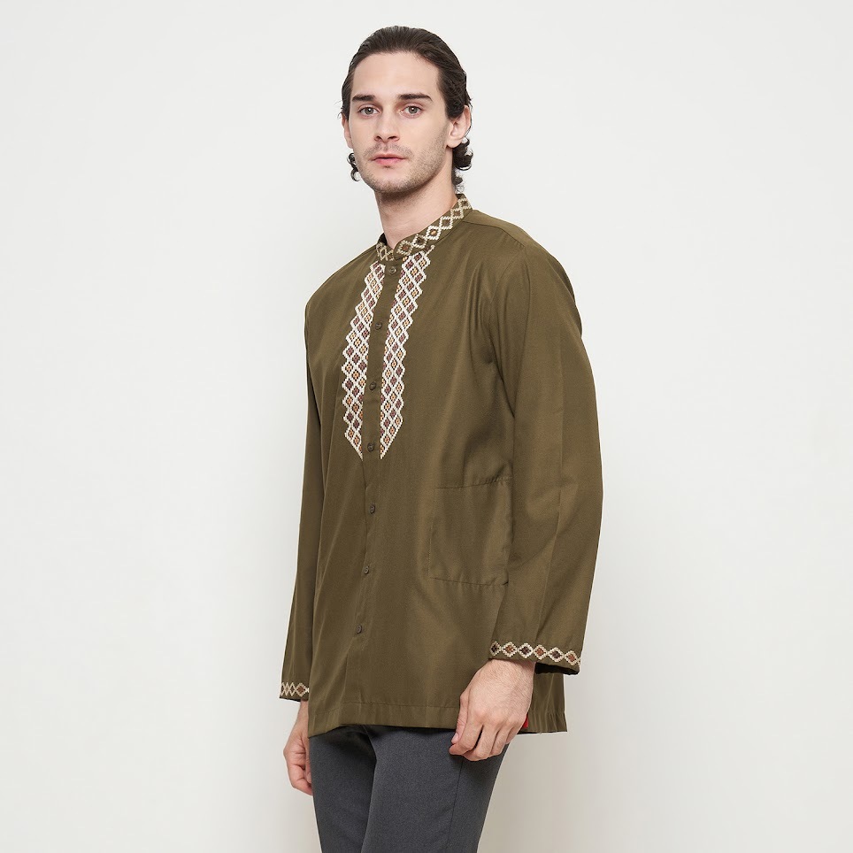 Koko Preview Panjang Hijau Lamia LIM by Itang Yunasz 1478