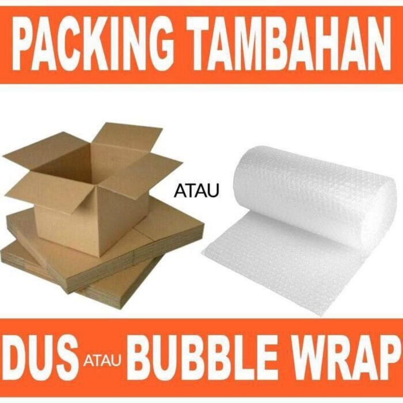 

Bubble Wrap Atau Kardus- TAMBAHAN PELINDUNG PAKET