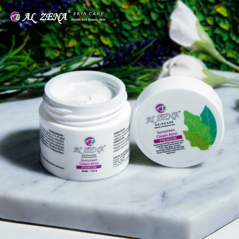 SUNSCREEN ACNE ALZENA SKINCARE BPOM 100% ORI