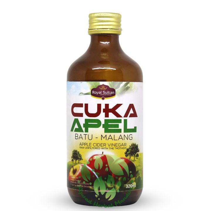 

Cuka Apel Royal Sultan Vinega With Mother Original 320ml - Cuka Apple