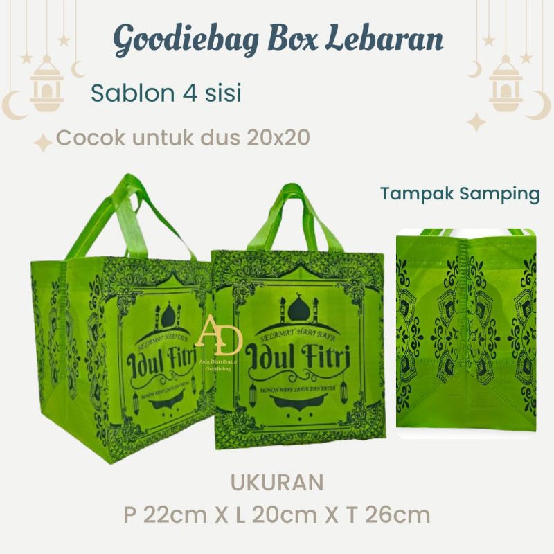 

Goodie bag BOX LEBARAN IDUL FITRI new 2024 {LUSINAN 12 pcs} - Tas Lebaran - tas hampers idul fitri