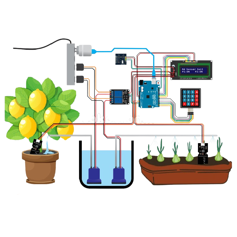 Penyiram Tanaman Otomatis dg Arduino Kit berbasis Sensor Tanah