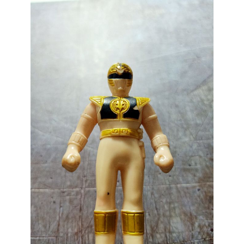 Figure Mini Sofubi  RHS Vinyl MMPR White Ranger Kiba Ranger Tommy