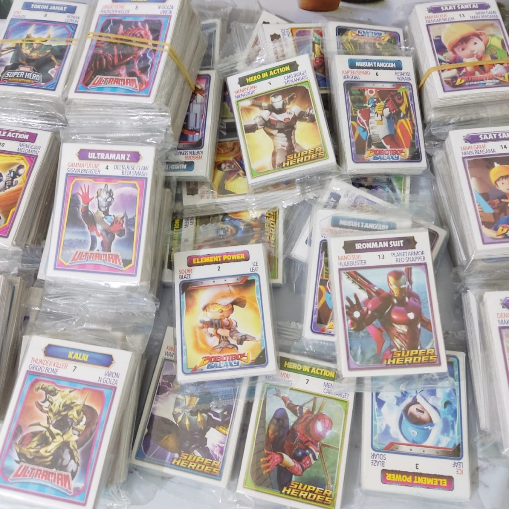 Kwartet Mainan Kartu Kwartet Gaburan