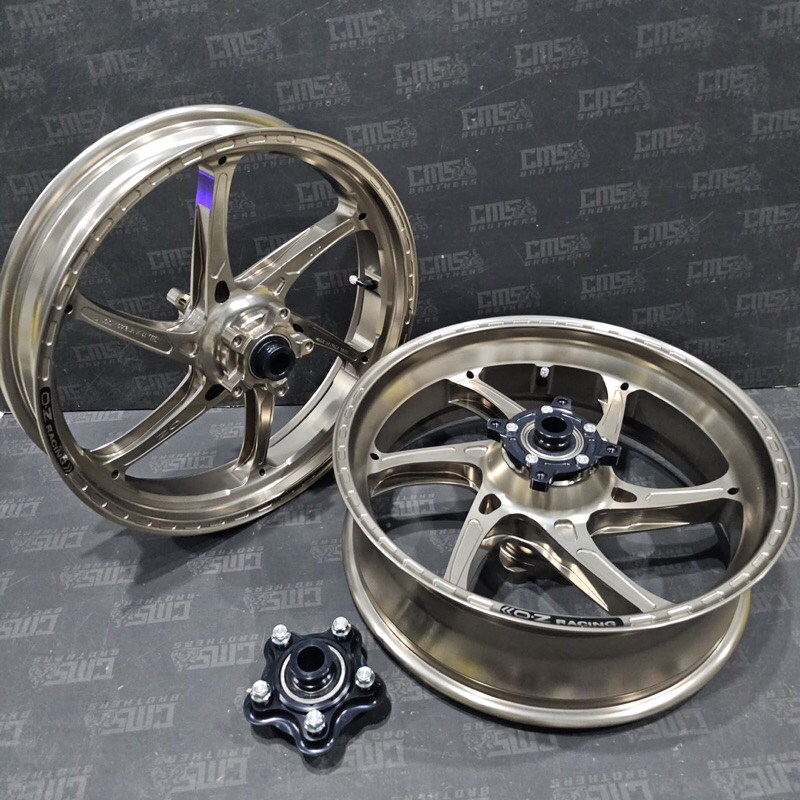 Velg OZ Racing Oz Gass Double Disc Forged Kawasaki ZX6R Zx636 Bronze