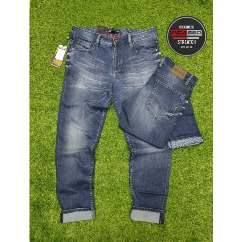 Celana Jeans Picasso Stretch Slim Fit Celana Picasso Original Celana Pria Dewasa