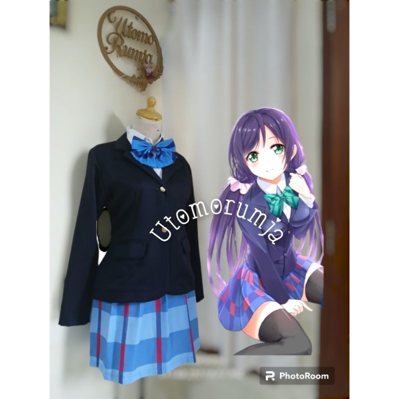 utomorumja kostum Cosplay Anime Lovelive Love Live Jepang Kousaka Honoka Minami Kotori Ayase Eli Toj