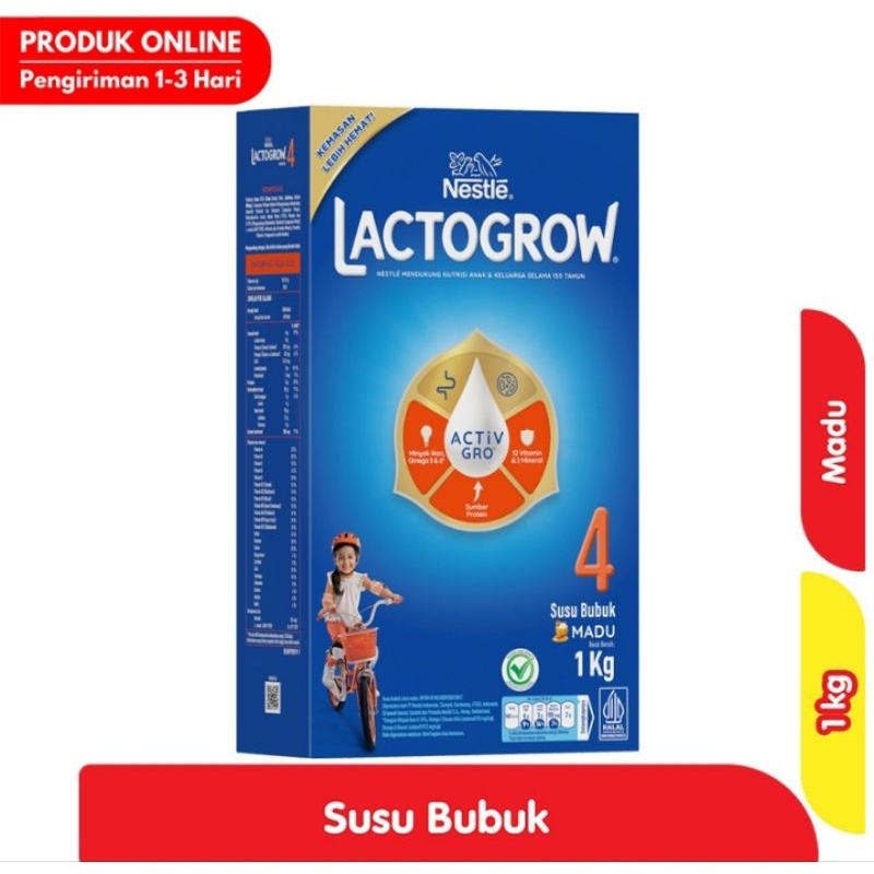 LACTOGROW 4 Madu Susu Formula Box 1000 g