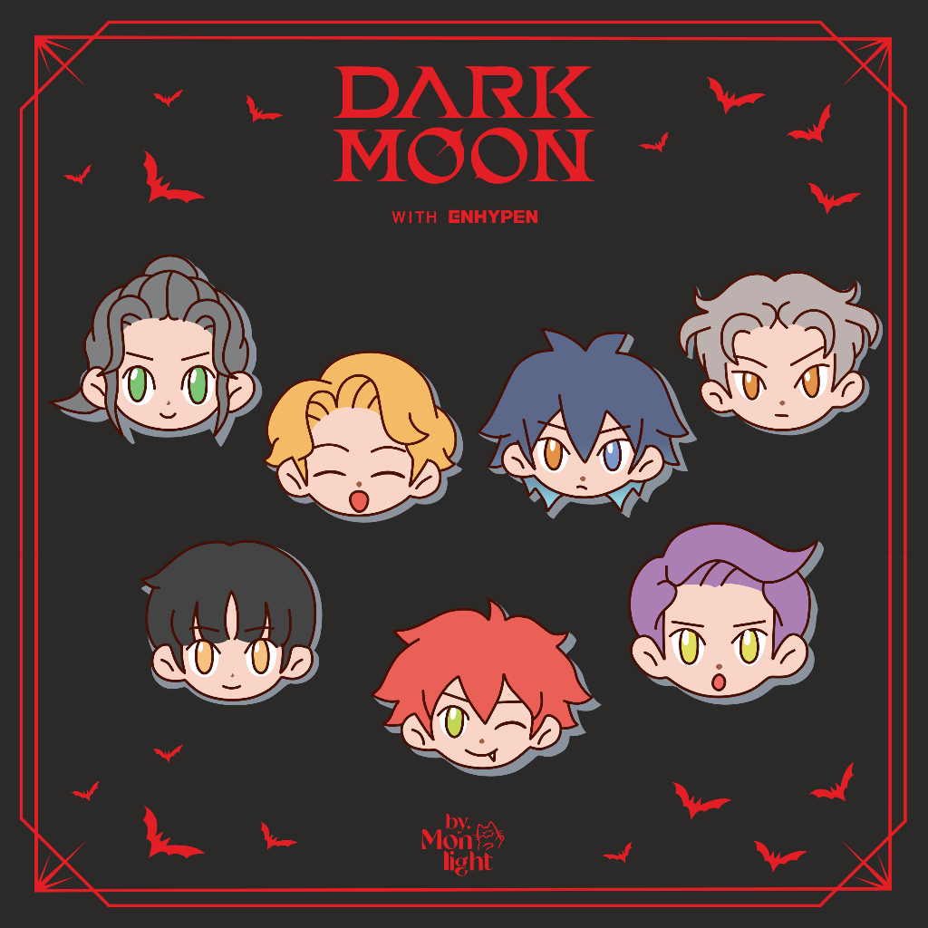 ENHYPEN - DARK MOON Popsocket/ Phone Holder (baca Deskripsi)