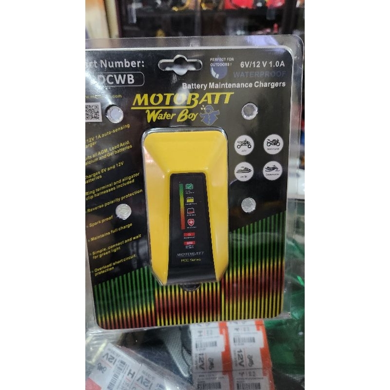 charger accu motobatt water boy