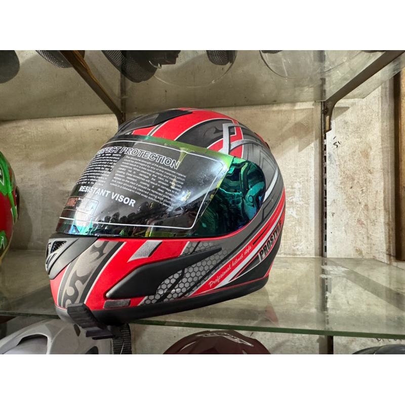 HELM FULLFACE JPN MOTIF RED