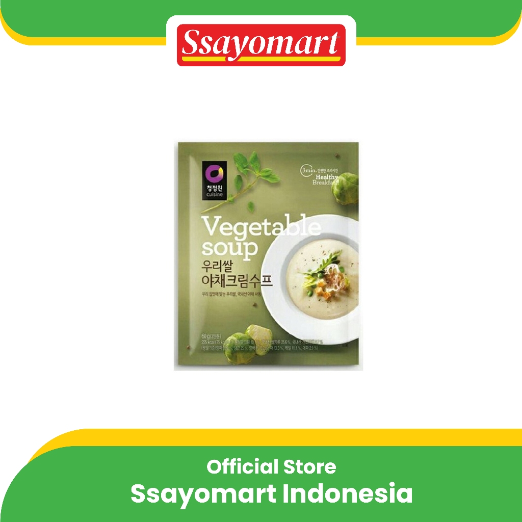 

Chung Jung One Vegetable Soup Sup Krim Instan Sayuran 60gr