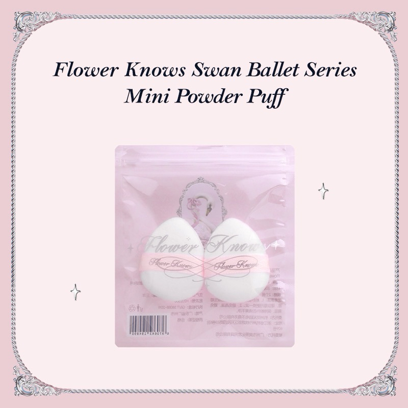 (READY) FLOWER KNOWS mini finger powder puff 2pcs