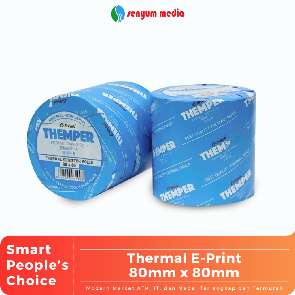 

Thermal E-Print 80mm x 80mm (1 Pcs) (S:PCS)
