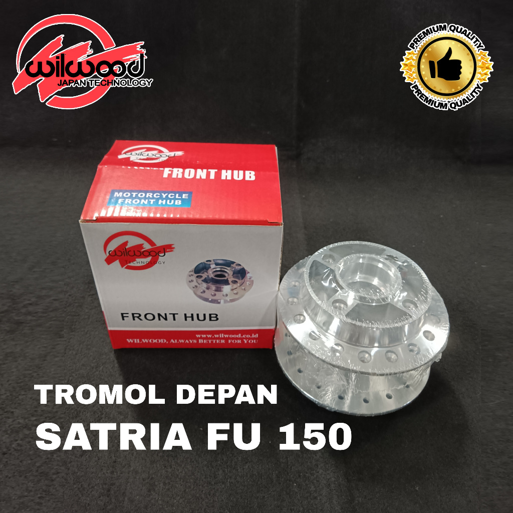 TROMOL SATRIA FU DEPAN WARNA CHROME/TROMOL SATRIA FU DEPAN MERK WILWOOD