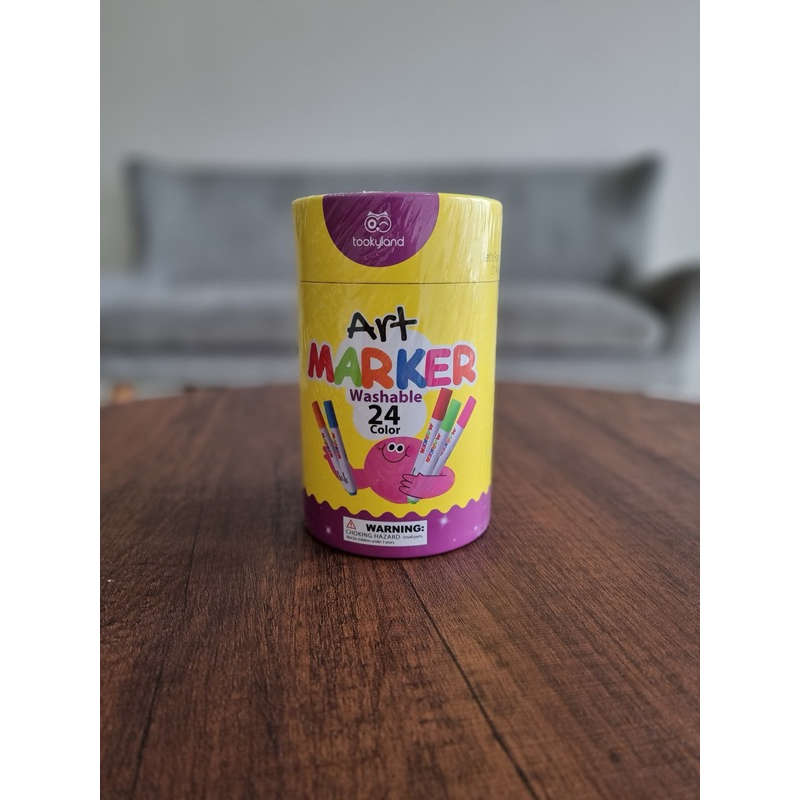 

Tookyland Art Marker Washable 24 Color/Spidol 24 Warna Yang Dapat Dibersihkan