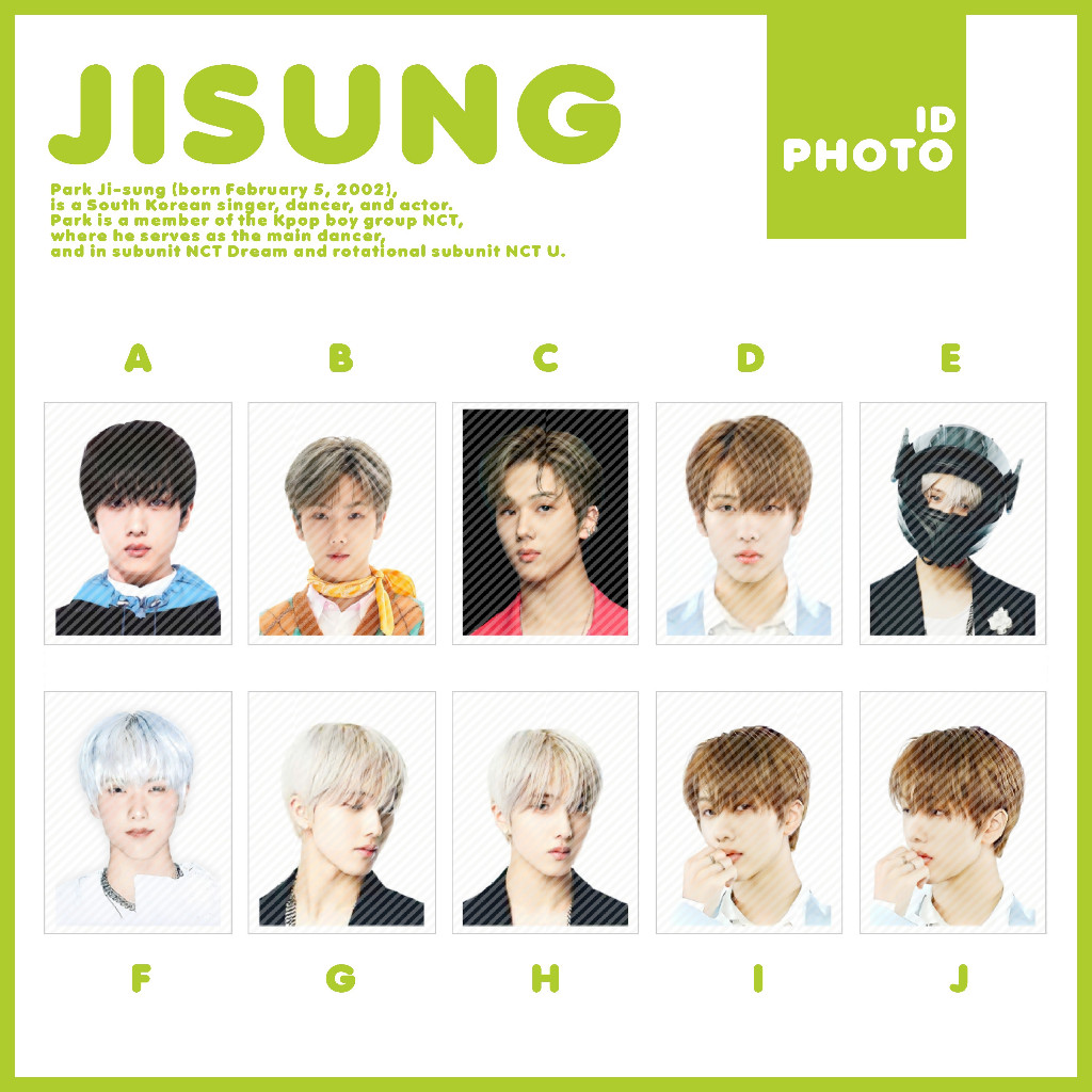 id photo / Pas foto (SATUAN) - JISUNG