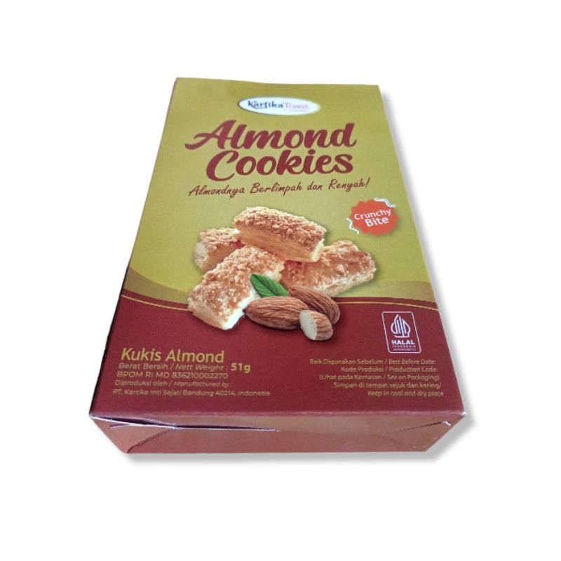 

Kartika Toast Almond Cookies 51g