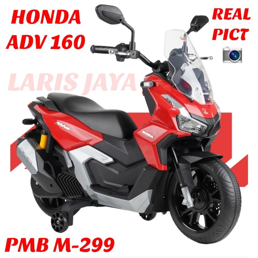 Mainan Motor Aki Anak dengan Buku Bonus, Model Nmax, Pcx, Scoopy, Vespa