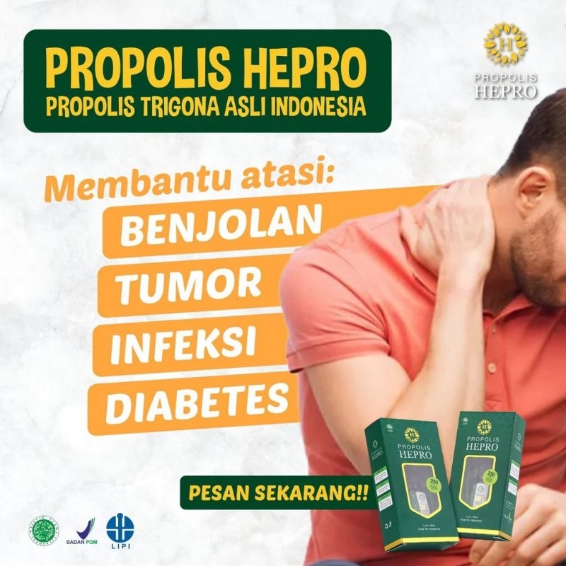 Promo- Propolis hepro asli obat paling ampuh atasi benjolan | tumor