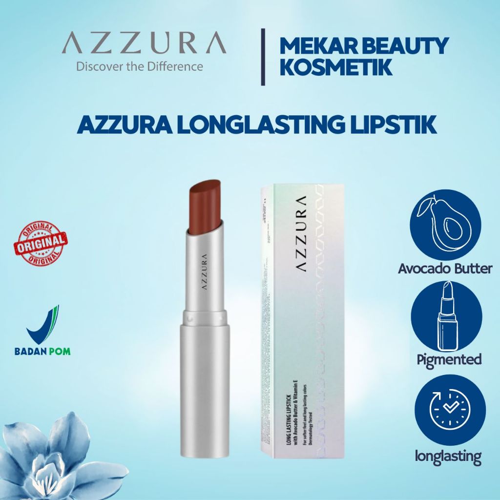 AZZURA LONGLASTING LIPSTIK | Azzura Lipstik 3gr