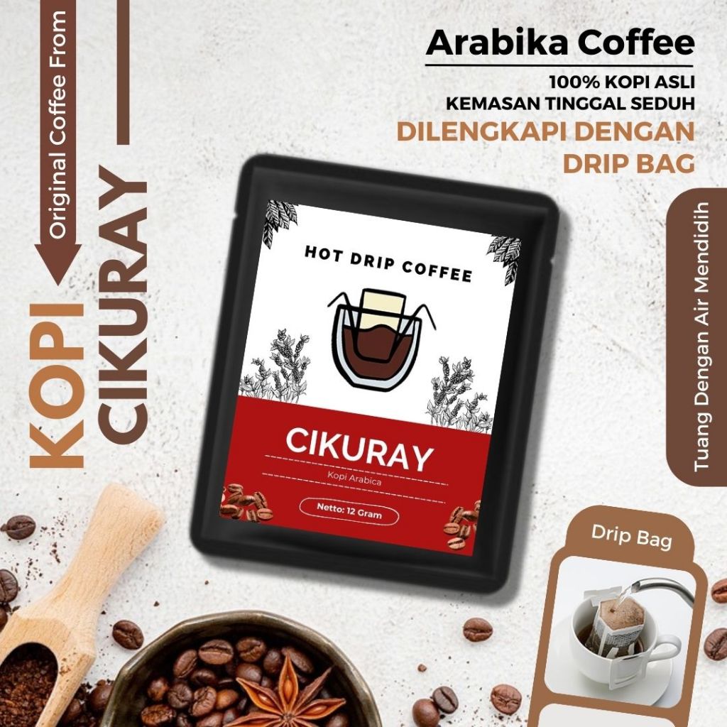 

Kopi Dripbag Cikuray Bubuk Arabica Original