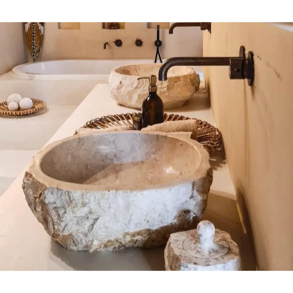 Wastafel Marmer Batu Alam