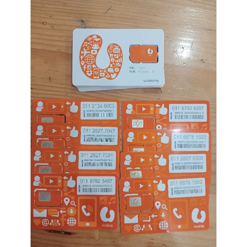TERMURAH  KARTU PERDANA U MOBILE MALAYSIA