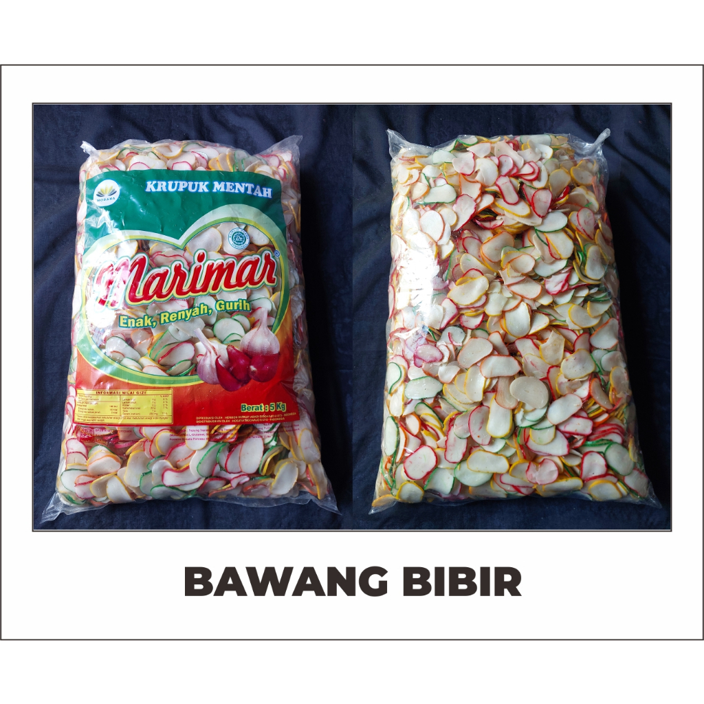 

[1kg] Kerupuk Bawang MARIMAR | KERUPUK MENTAH