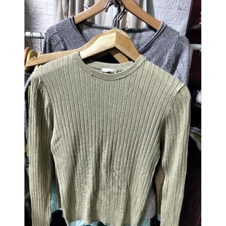 VIRAL  Rajut Lidi Crop Balon