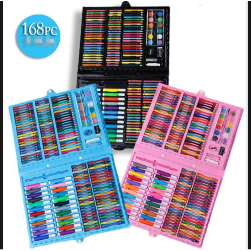 

ART Set Crayon 150pcs pensil warna super mega