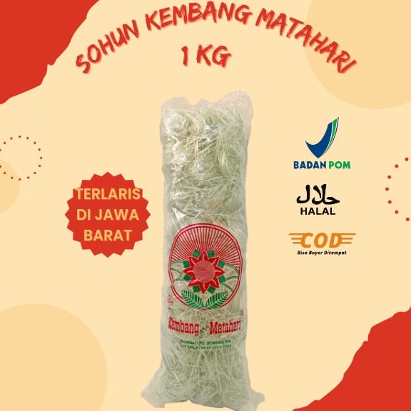 

FLASH SALE Sohun Kembang Matahari 1 kg Sohun Premium Lembut dan Kenyal Sohun Khas Indonesia