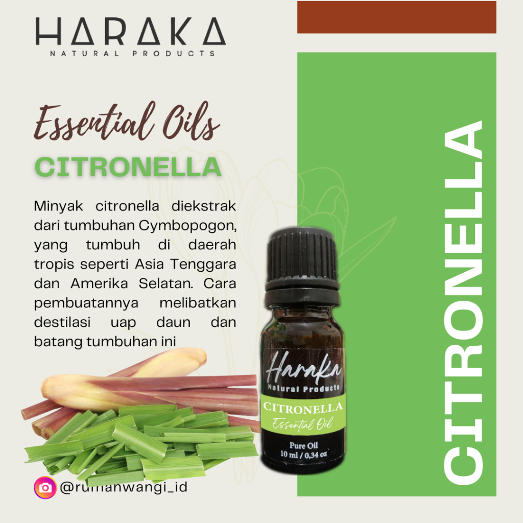 Essential Oil / Minyak Atsiri – Citronella Oil / Minyak Sereh Wangi
