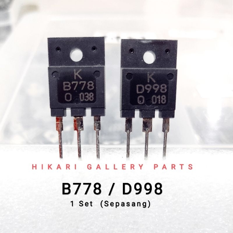 Transistor B778 / D998 Sepasang B 778 D 998 Satu Set High Quality Transistor