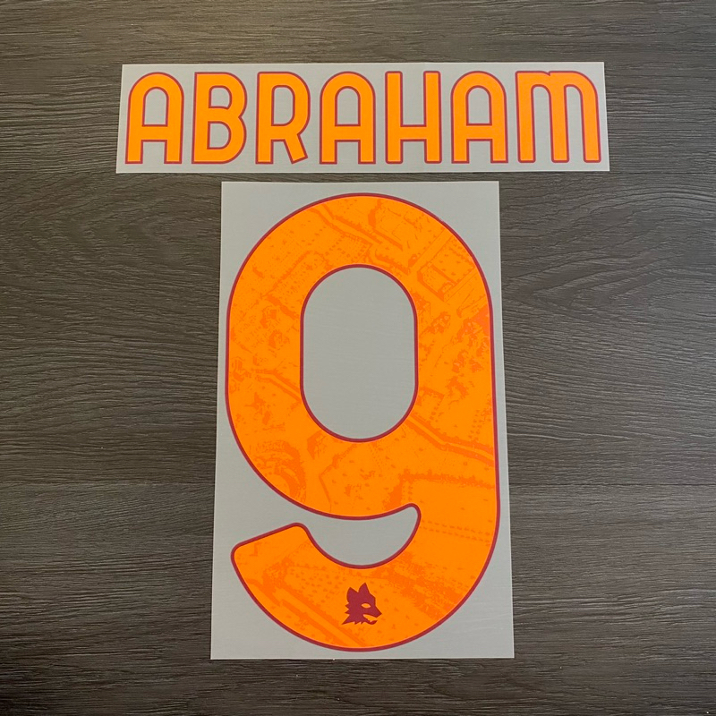Nameset Orignal AS Roma Home & 3rd 2023/2024 Abraham #9