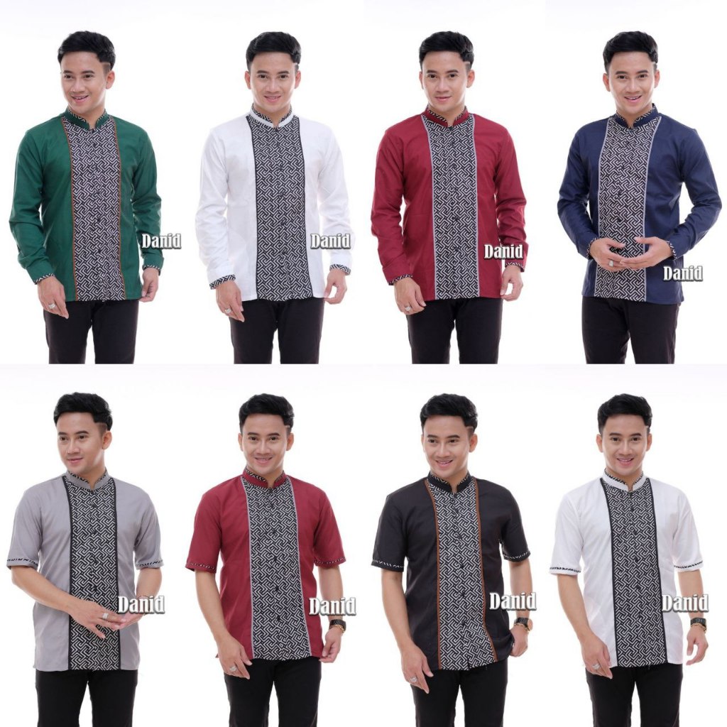 ( Koko jumbo bordir xxl xxxl )Baju koko bordir dewasa lengan pendek koko dewasa big size jumbo