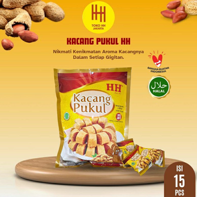 

Kacang Pukul HH Rasa Original isi 15 pcs