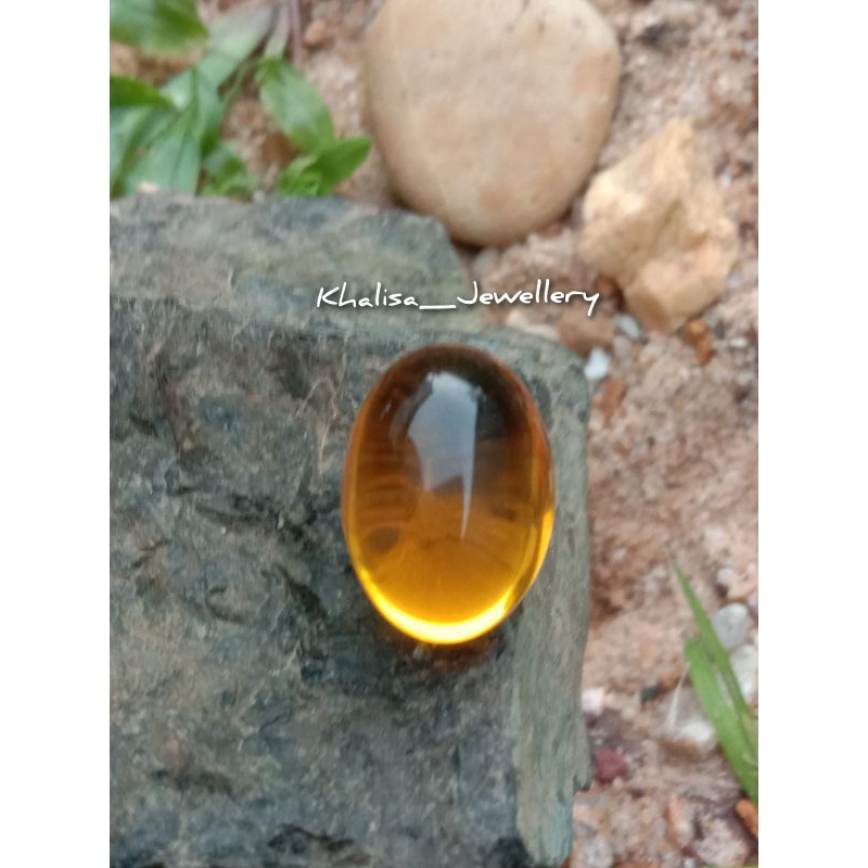Batu Cincin Kecubung Kuning / Kecubung Madu
