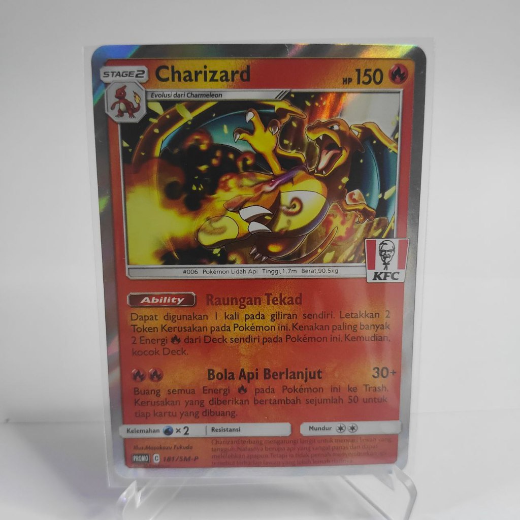 Charizard Promo KFC 181/SM-P Kartu Pokemon
