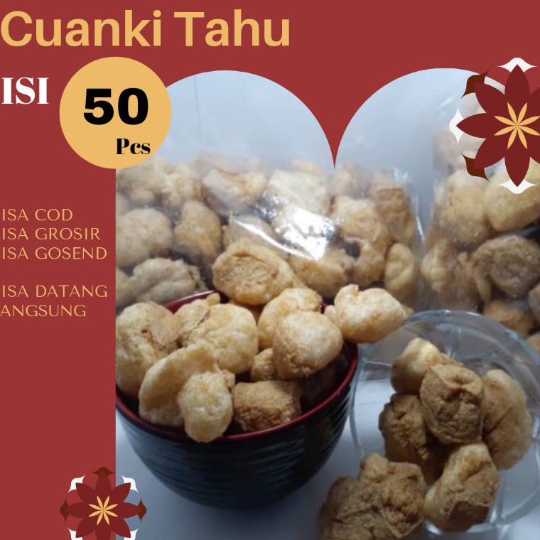 

FLASH SALE BISA COD Kerupuk Cuanki Tahu isi 5 pcs Cuankie Toping Baso Aci Seblak Bakso