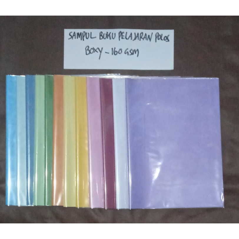 

Sampul Buku Pelajaran Polos - Boxy 160 GSM