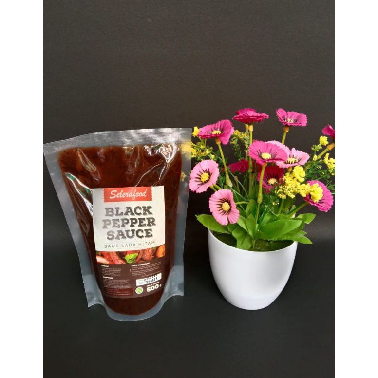 

Black Pepper Sauce Saus Lada Hitam Selerafood 5 grPack