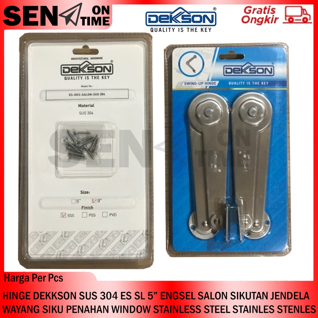 HINGE DEKKSON SUS 304 ES SL 5” ENGSEL SALON SIKUTAN JENDELA WAYANG SIKU PENAHAN WINDOW STAINLESS STE