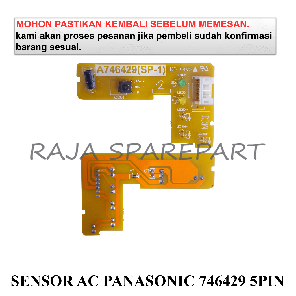 SAPL7495 MODUL DISPLAY/DISPLAY SENSOR/MODUL SENSOR AC/SENSOR AC PANASONIC A746429 5PIN