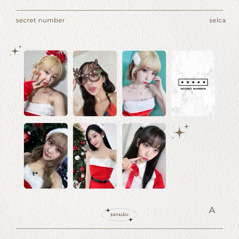 [SECRET NUMBER] PHOTOCARD 1 SELCA SELFIE SECRET NUMBER UNOFFICIAL