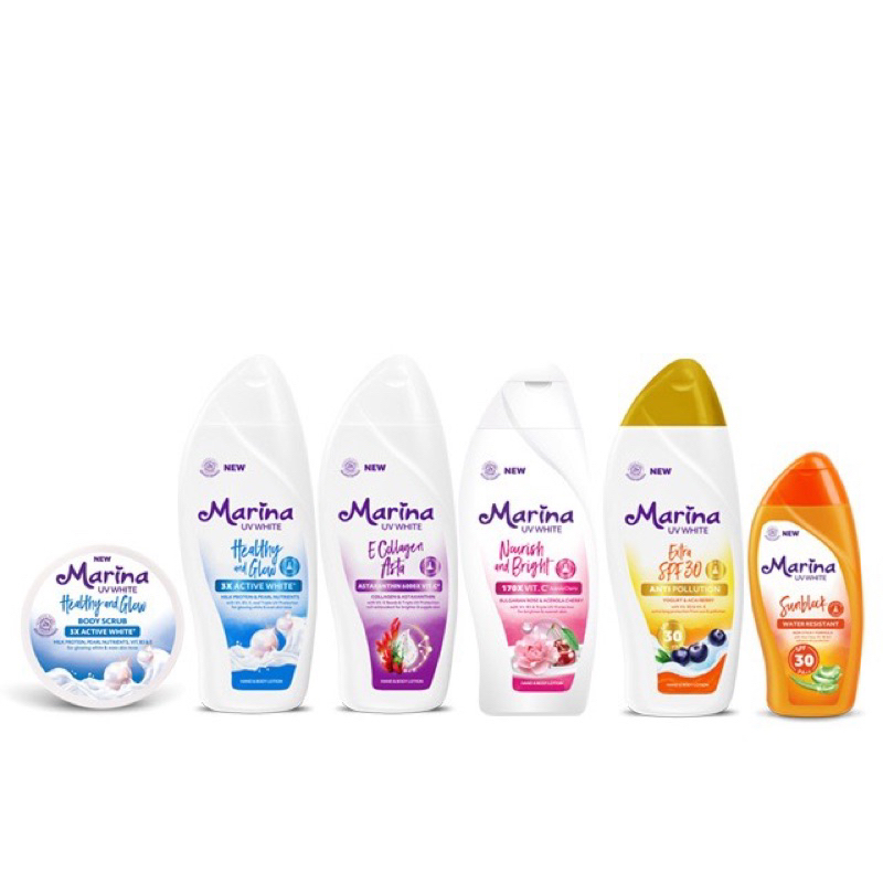 Lotion Marina Healthy And Glow Marina Biru Body Lotion Marina Sunblok Sunblock Marina