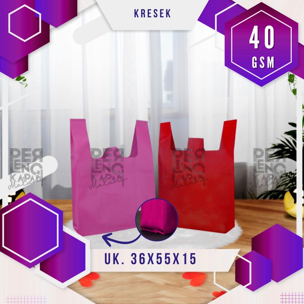 

Tas Kain Spunbond Model Kresek 36x55x15