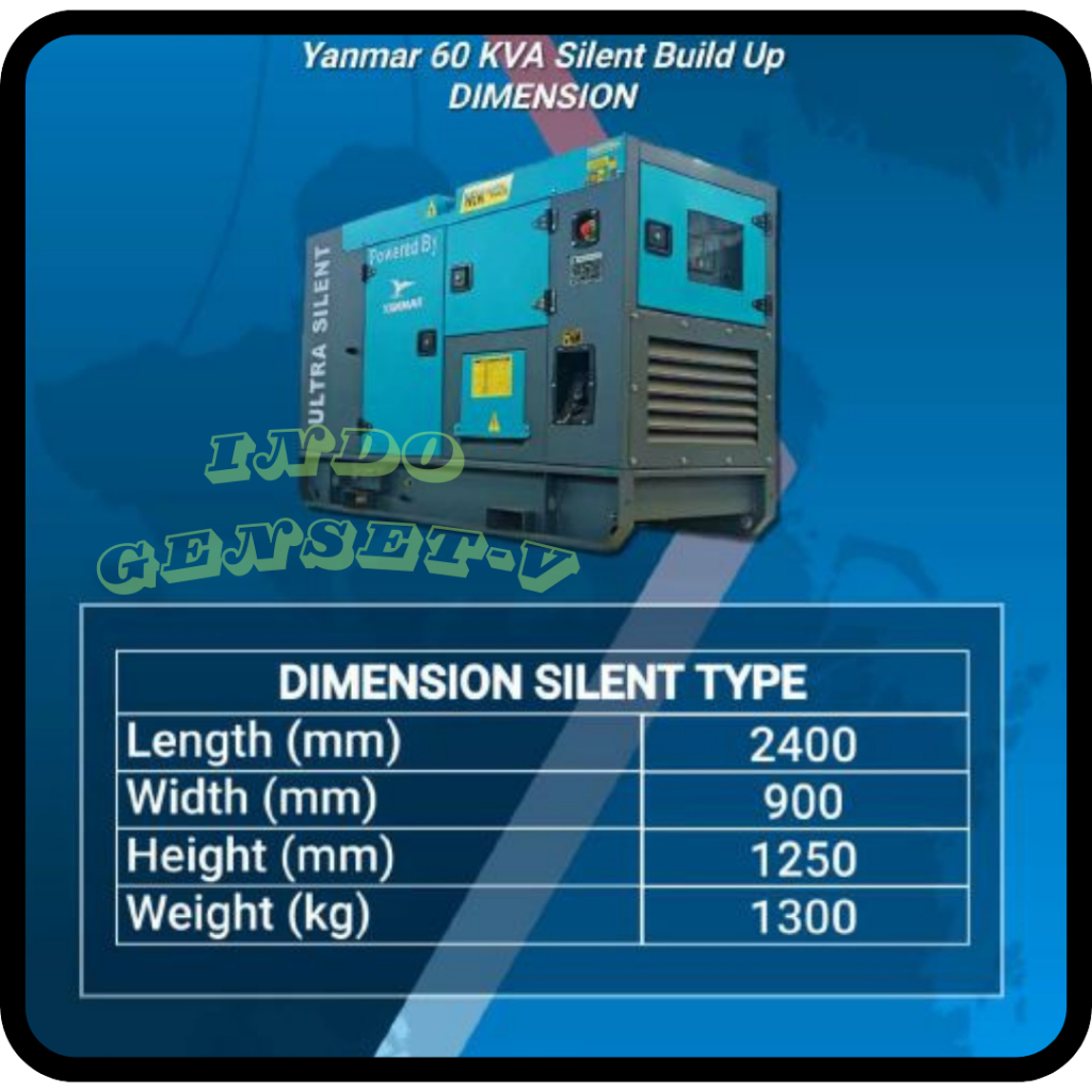GENSET SILENT 60KVA YANMAR
