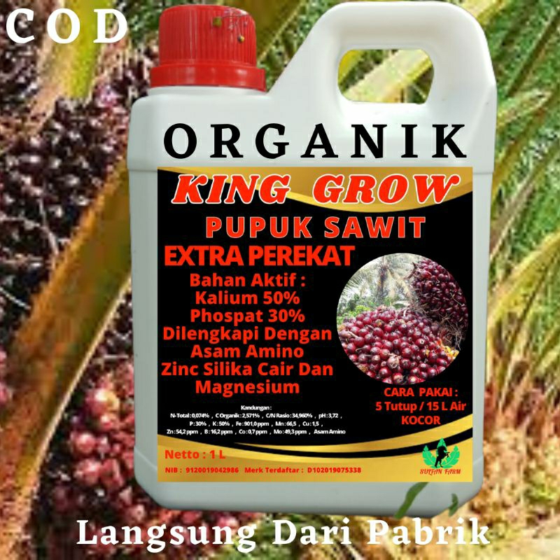 King Grow Boster Pupuk Sawit 1L