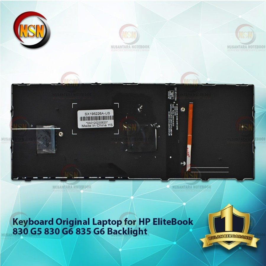 Keyboard Original Laptop HP EliteBook 830 G5 830 G6 835 Backlight